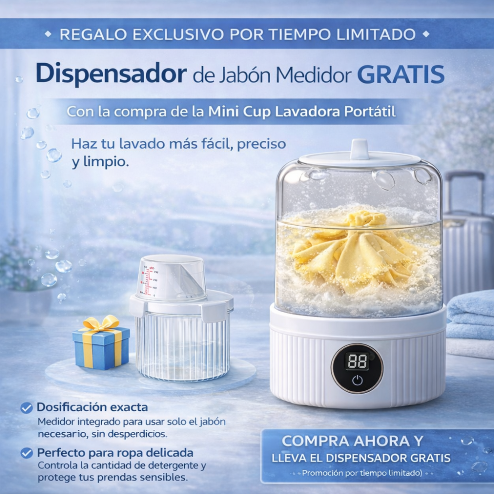 Mini lavadora portátil