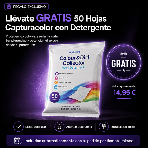 Detergente capturacolores 50U. 🎁 REGALO EXCLUSIVO HOY. Valor 14,95 €.